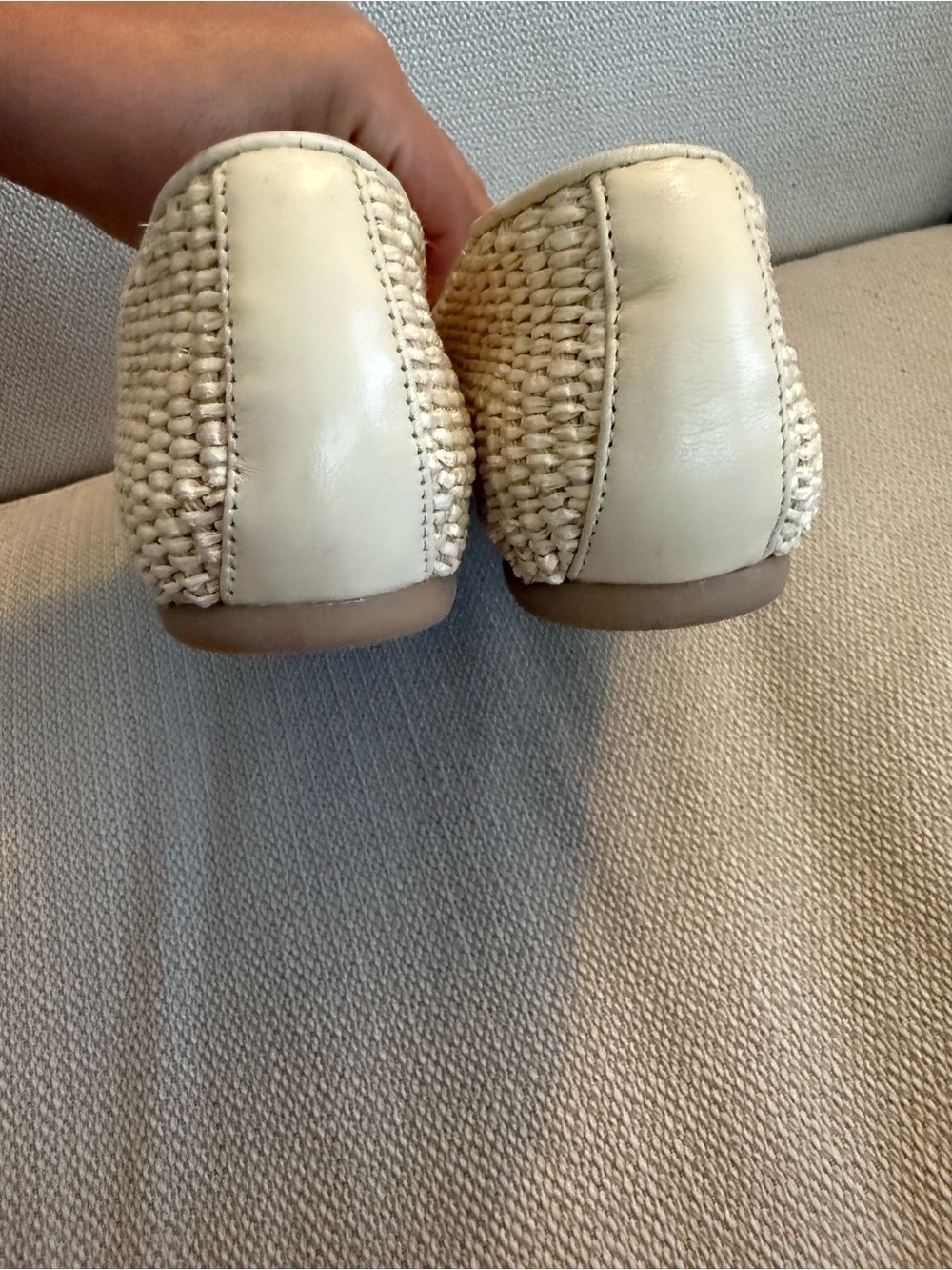 Stuart Weitzman Lee Loafer Raffia in Neutral - Picture 5 of 5